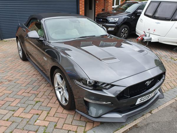 2019 Mustang Grey Convertible